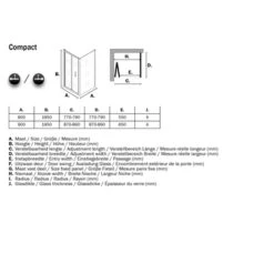 Sealskin Douchecabine Met Vouwdeur Compact 80x195 Cm Chroom -Prachtige Badkamerwinkel 123 4712