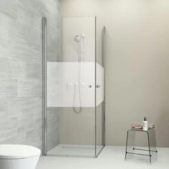 Sealskin Douchecabine Code Hoekinstap 2-delig 100x197 Cm Met Gesatineerde Band