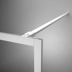 Sealskin Contour Inloopdouche Type A3 118x200 Cm, 6 Mm Helder Veiligheidsglas Met Antikalklaag Mat Wit -Prachtige Badkamerwinkel 123 4871