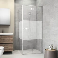 Sealskin Douchewand Code L 80x197 Cm Met Gesatineerde Band