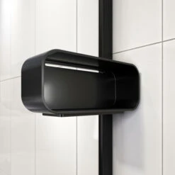 Sealskin Inc. Inloopdouche Type A1 140x30x200 Cm Met Douchemand, 8 Mm Helder Veiligheidsglas Met Antikalklaag Mat Zwart -Prachtige Badkamerwinkel 123 4980