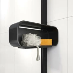 Sealskin Inc. Inloopdouche Type A3 140x200 Cm Met Douchemand, 8 Mm Helder Veiligheidsglas Met Antikalklaag Mat Zwart -Prachtige Badkamerwinkel 123 4993