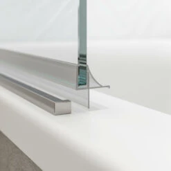 Sealskin Badwand Hooked 75x140cm Hoogglans Aluminium -Prachtige Badkamerwinkel 123 5020