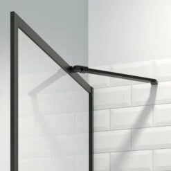 SEALSKIN Inloopdouche A3 Contour Zwart 118x200cm -Prachtige Badkamerwinkel 123 5053