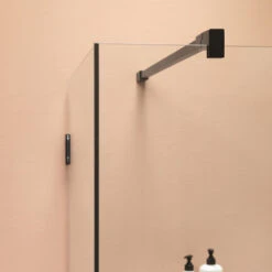 Sealskin Douchewand Voor Swingdeur I AM 90x200 Cm Zwart -Prachtige Badkamerwinkel 123 5059