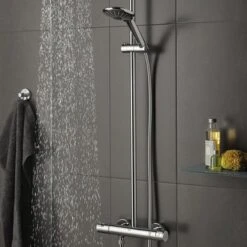 Grohe Regendouche Vitalio Joy Ø18 Cm Met Thermostatische Douchekraan 11 Grohe Regendouche Vitalio Joy Ø18 Cm Met Thermostatische Douchekraan -Prachtige Badkamerwinkel 123 5105