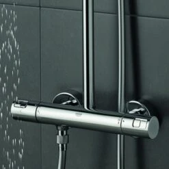 Grohe Regendouche Vitalio Joy Ø18 Cm Met Thermostatische Douchekraan 14 Grohe Regendouche Vitalio Joy Ø18 Cm Met Thermostatische Douchekraan -Prachtige Badkamerwinkel 123 5108