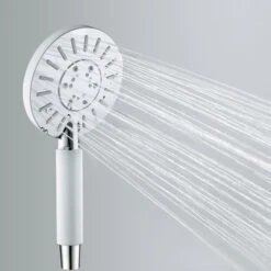 Tiger Regendoucheset Akcent Chroom Wit -Prachtige Badkamerwinkel 123 5129