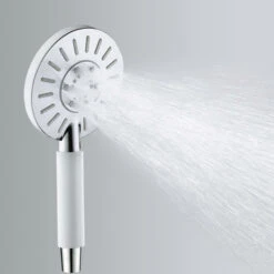 Tiger Regendoucheset Akcent Chroom Wit -Prachtige Badkamerwinkel 123 5130