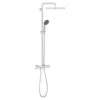 Grohe Douchesysteem Vitalio Start 250 Vierkant Met Thermostaatkraan QuickFix Chroom -Prachtige Badkamerwinkel 123 5173