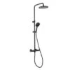 Tiger Regendoucheset Akcent Met Thermostatisch Kraan Zwart -Prachtige Badkamerwinkel 123 5190