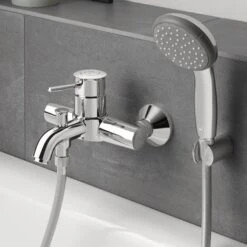 Grohe Handdouche Vitalio Start Ø10 Cm 2 Standen Chroom -Prachtige Badkamerwinkel 123 5210