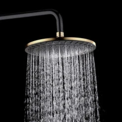 Tiger Regendoucheset Akcent Zwart Messing -Prachtige Badkamerwinkel 123 5245