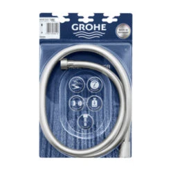 Grohe Doucheslang VitalioFlex Zilver 150 Cm -Prachtige Badkamerwinkel 123 5429