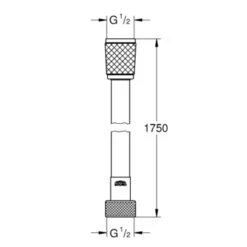 Grohe VitalioFlex Doucheslang Comfort 175 Cm -Prachtige Badkamerwinkel 123 5432