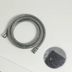 Tiger Splash Eco Doucheslang Handdouche Stretchflex Chroom 2m -Prachtige Badkamerwinkel 123 5445