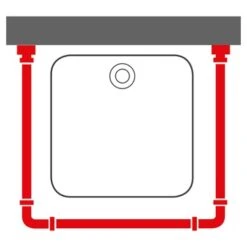 Sealskin Douchegordijnstang Seallux Combi Wit -Prachtige Badkamerwinkel 123 5750