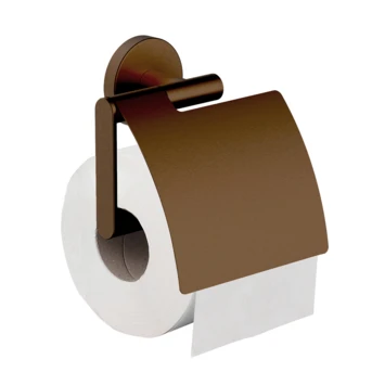 Marho Toiletrolhouder Luxor Met Klep Brons Koper 4 Marho Toiletrolhouder Luxor Met Klep Brons Koper - Afbeelding 2