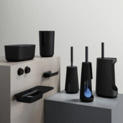 Tiger Reserverolhouder Tess Staand Zwart/antraciet 13 Tiger Reserverolhouder Tess Staand Zwart/antraciet -Prachtige Badkamerwinkel 123 5895