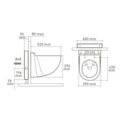 Van Marcke Wandcloset Met Vermaler -Prachtige Badkamerwinkel 123 593