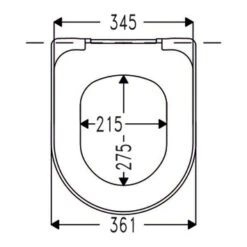 Cedo Caldera Wc Bril Softclose D-vorm Duroplast -Prachtige Badkamerwinkel 123 5989