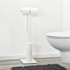 Sealskin Toiletrek Tube Metaal Wit -Prachtige Badkamerwinkel 123 6062