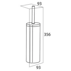 Tiger Boston Toiletborstelgarnituur RVS Glans -Prachtige Badkamerwinkel 123 6125