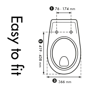 Cedo Greece Wc Bril Softclose Duroplast 5 Cedo Greece Wc Bril Softclose Duroplast - Afbeelding 3