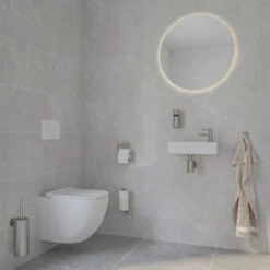 Marho Toiletrolhouder Luxor Met Klep Geborsteld Rvs 10 Marho Toiletrolhouder Luxor Met Klep Geborsteld Rvs -Prachtige Badkamerwinkel 123 6232