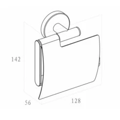 Marho Toiletrolhouder Luxor Met Klep Geborsteld Rvs 11 Marho Toiletrolhouder Luxor Met Klep Geborsteld Rvs -Prachtige Badkamerwinkel 123 6233