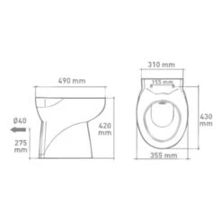 Van Marcke Staand Toilet Met Vermaler -Prachtige Badkamerwinkel 123 625