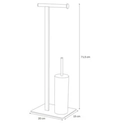 Sealskin Toiletrek Brix Metaal Wit -Prachtige Badkamerwinkel 123 6267