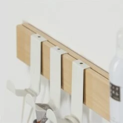 Sealskin Kapstok Met Spiegel Brix Wit -Prachtige Badkamerwinkel 123 6313