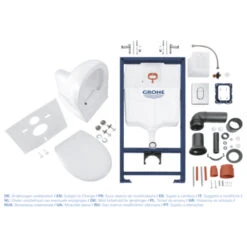 Grohe Wc-pack Bau Arena 4 In 1 -Prachtige Badkamerwinkel 123 633