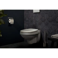 Haceka Toiletrolhouder Ixi Met Klep RVS -Prachtige Badkamerwinkel 123 6414