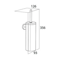 Tiger Toiletborstelhouder Boston Hangend RVS Gepolijst -Prachtige Badkamerwinkel 123 6443