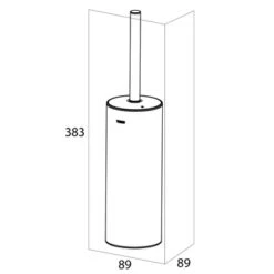 Tiger Toiletborstelhouder Noon Vrijstaand Zwart 11 Tiger Toiletborstelhouder Noon Vrijstaand Zwart -Prachtige Badkamerwinkel 123 6457