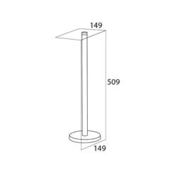 Tiger Reserverolhouder Zwart -Prachtige Badkamerwinkel 123 6468