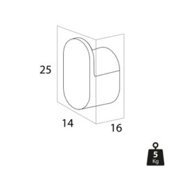 Tiger Handdoekhaak Cooper Klein RVS -Prachtige Badkamerwinkel 123 6503
