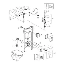 Grohe Inbouwreservoir Lecico Geo Met Randloos Wandcloset -Prachtige Badkamerwinkel 123 653