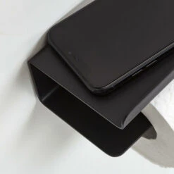 Tiger Colar Toiletrolhouder Met Planchet Zwart 18 Tiger Colar Toiletrolhouder Met Planchet Zwart -Prachtige Badkamerwinkel 123 6607