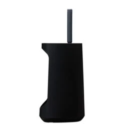 Tiger Toiletborstelhouder Tess Met Opbergvak Staand Zwart/antraciet -Prachtige Badkamerwinkel 123 6630