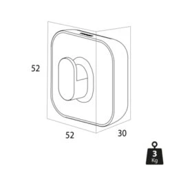 Tiger Handdoekhaak Carv Groot Zwart -Prachtige Badkamerwinkel 123 6653