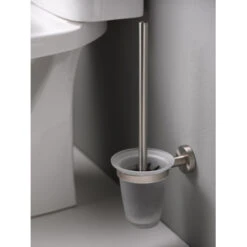 Haceka Toiletborstelhouder Kosmos Tec Hangend RVS Met Matglazen Pot -Prachtige Badkamerwinkel 123 6754