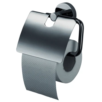 Haceka Toiletrolhouder Kosmos Tec Met Klep RVS 3 Haceka Toiletrolhouder Kosmos Tec Met Klep RVS