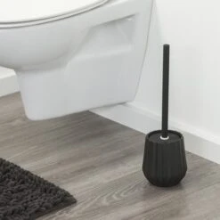 Sealskin Toiletborstel Met Houder Arte Zwart -Prachtige Badkamerwinkel 123 6804