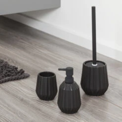 Sealskin Toiletborstel Met Houder Arte Zwart -Prachtige Badkamerwinkel 123 6805