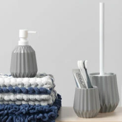 Sealskin Toiletborstel Met Houder Arte Grijs -Prachtige Badkamerwinkel 123 6841