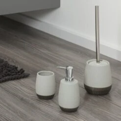 Sealskin Toiletborstel Met Houder Braid Lichtgrijs -Prachtige Badkamerwinkel 123 6864