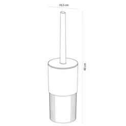 Sealskin Toiletborstelhouder Brave Staand Zwart -Prachtige Badkamerwinkel 123 6885